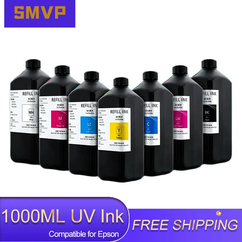 1000ML UV Konservēšanas Tinte Epson XP600 TX800 L800 L805 L1800 R290 R300 1390 1400 1410 1430 DX5 DX7 DX10 UV Printeris