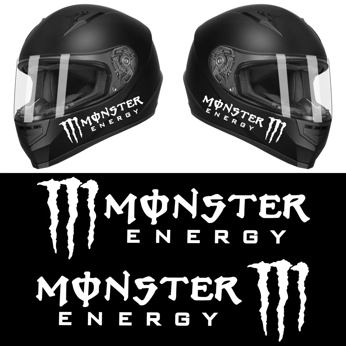 Vinila Monster Energy Ķivere Uzlīmes, Logo Decal