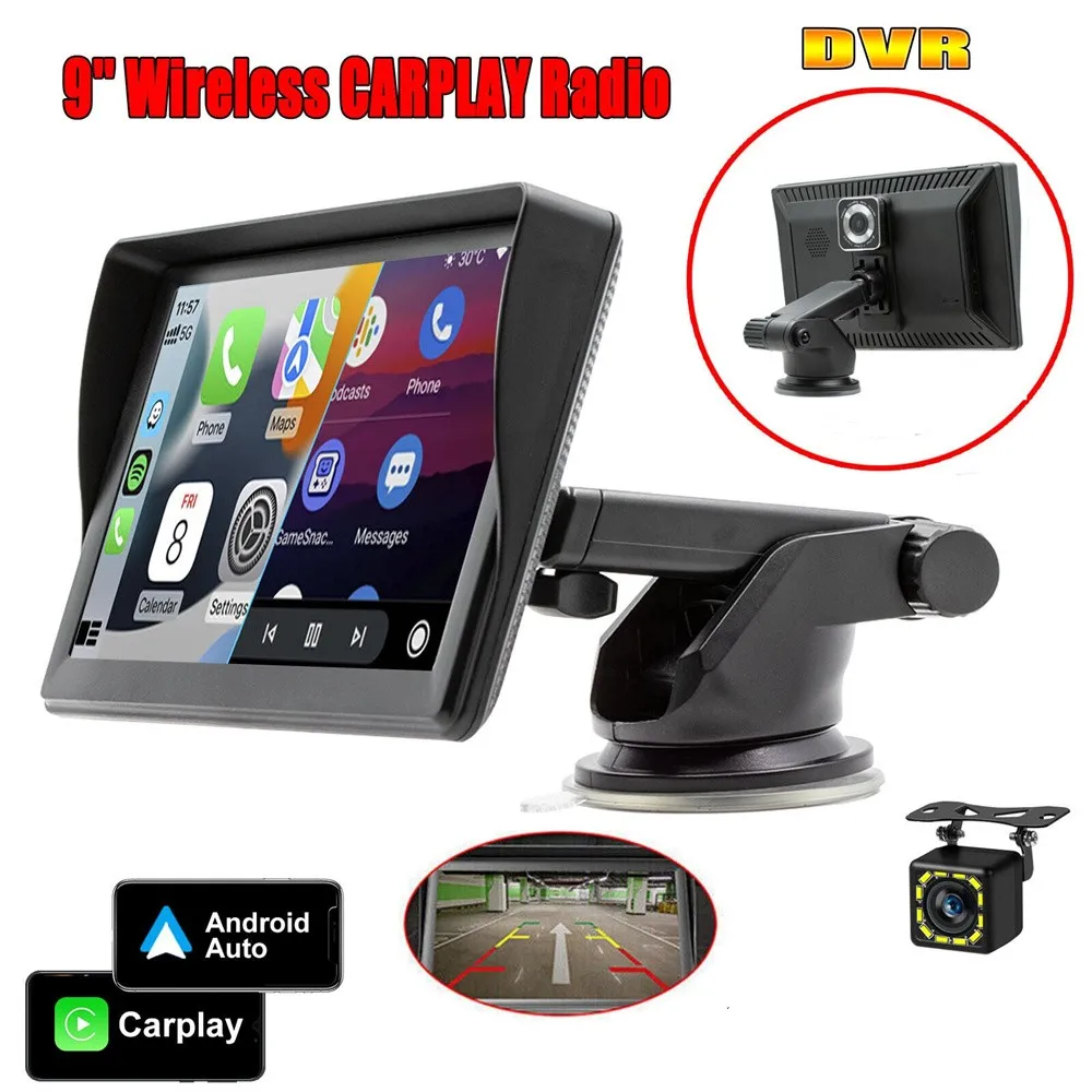 7/9 Collu Auto Radio Automobiļu Multivides MP5 Ar Auto Dvr 2Din Stereo Uztvērēju, Bluetooth Android Auto Bezvadu Apple Carplay