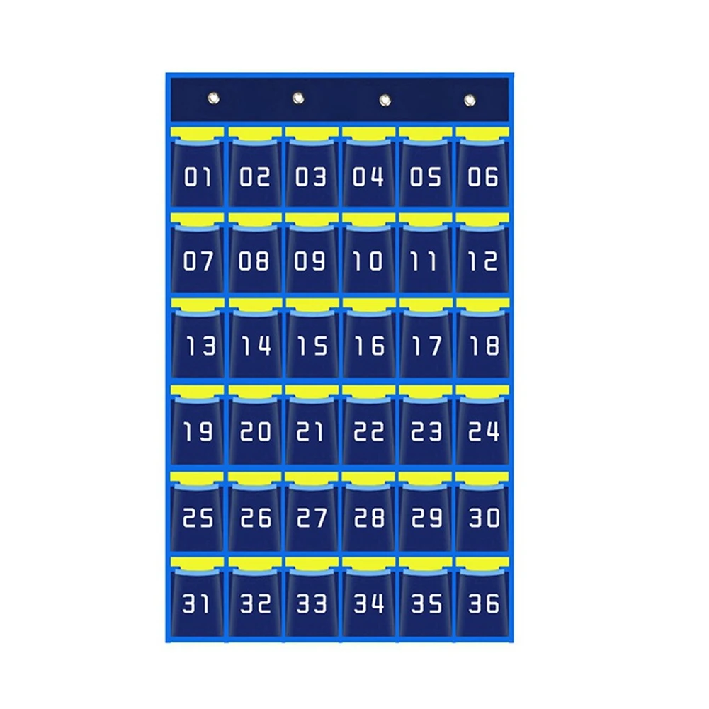 36 Numurēts Kabatām Diagrammas Mobilo Telefonu Karājas Organizators Karājas Uzglabāšanas Soma Klasē Kalkulators, Mobilā Tālruņa Turētāji