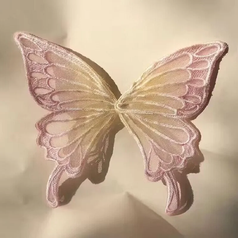 Meitene ir Butterfly Matu Klipu Regulējams Formas Puse Galvassegas