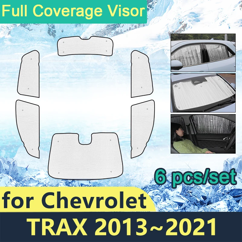 Pilnībā Segtu Saulessargi Par Chevrolet Trax Holden 2013~2021 Auto Vējstikli Piederumi Sejsegu Saules Aizsardzības 2015 2016 2017 2018