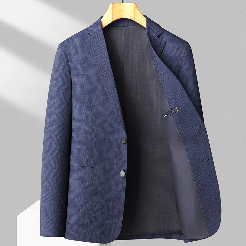2024 Pavasarī un Rudenī Augstas kvalitātes Modes Tērps ar Biznesa Gadījuma Banketa korejiešu Versija Slim-fit Vīriešu Žakete Slim Fit M-4XL